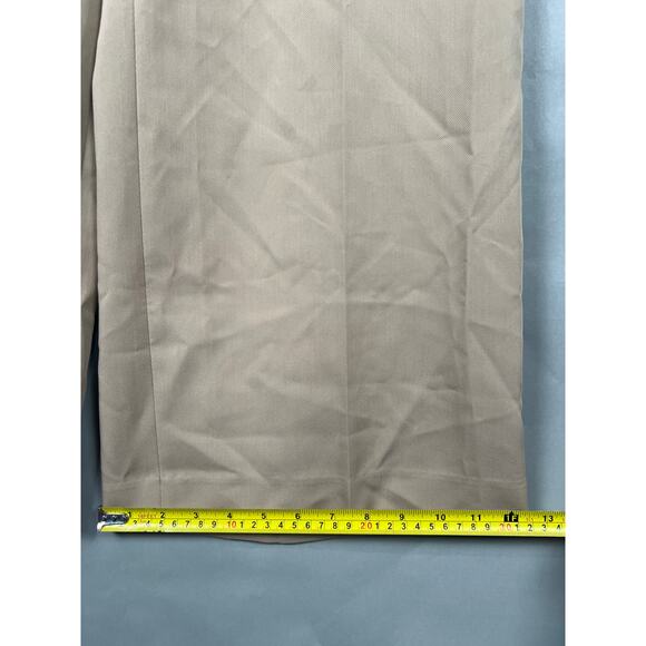 Ann Taylor NWT The Wide Leg High Rise Polyester Size 8 Beige - Picture 4 of 8